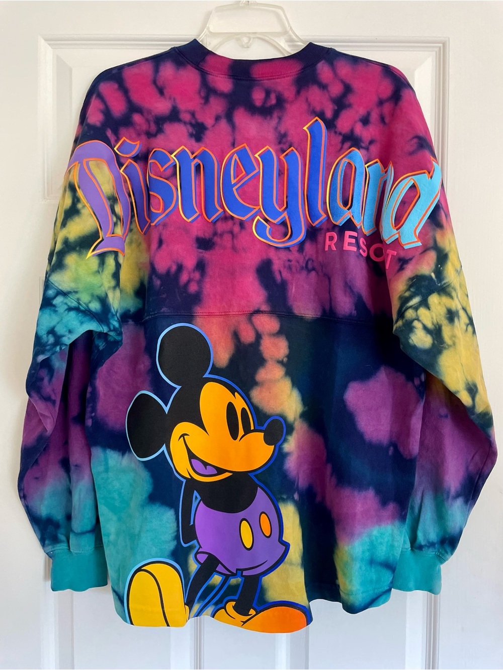 Disney Parks Disneyland 70th Anniversary Tie-Dye Mickey Mouse Spirit Jersey